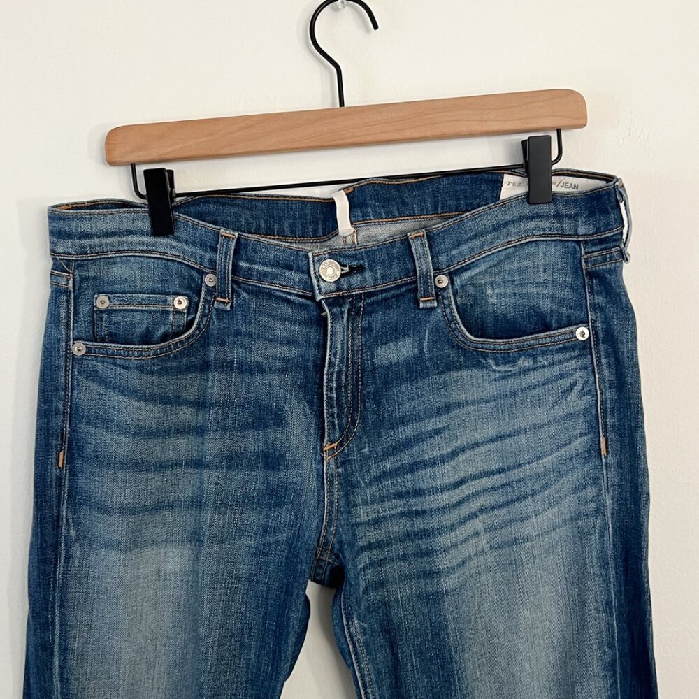 rag & bone Blue Boyfriend Jeans - Picture 5 of 11